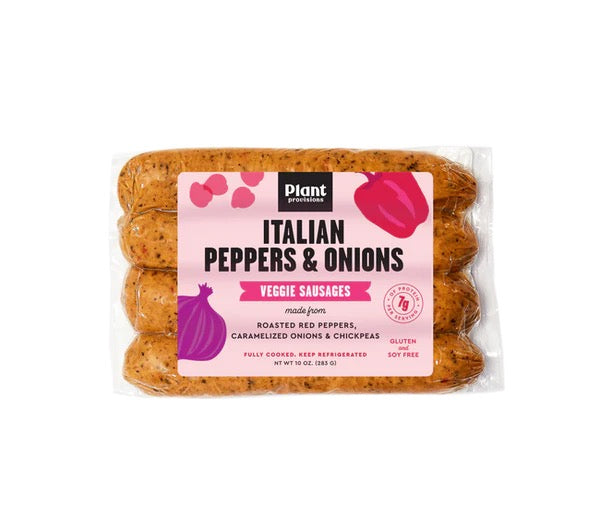 Plant Provisions - Italian Peppers & Onion Sausages