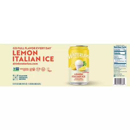 Waterloo - Sparkling Lemon Italian Ice
