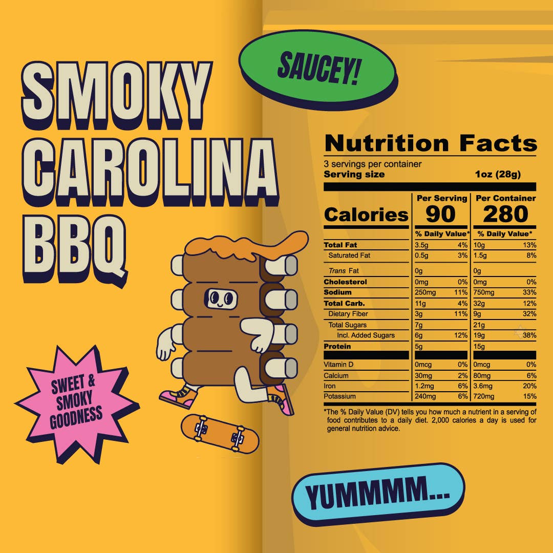 Louisville Vegan Jerky Co. - Smoky Carolina BBQ Jerky