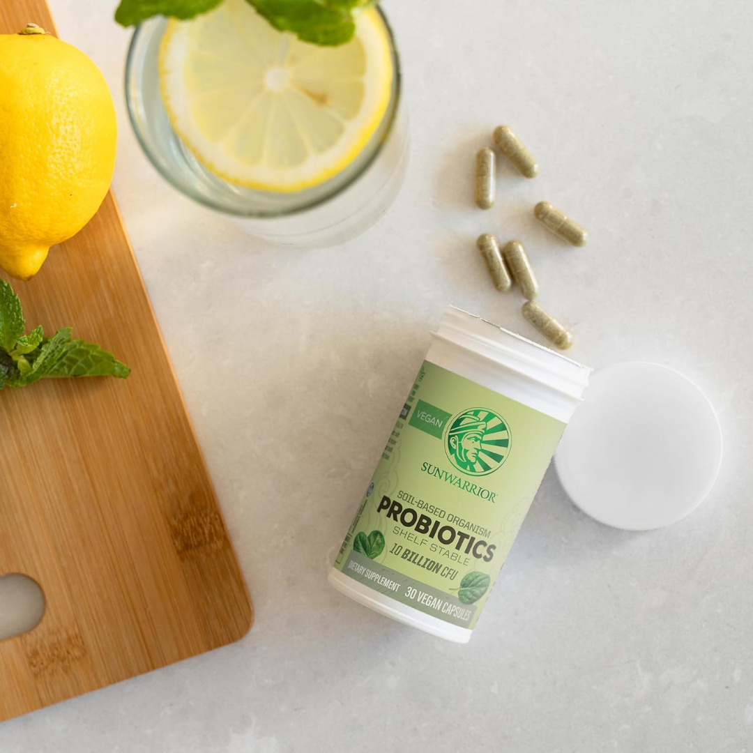 Sunwarrior - Probiotic Supplement Capsules - Shelf Stable, 10B CFU