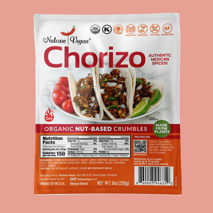 Nutcase Vegan - Chorizo Sausage Crumbles