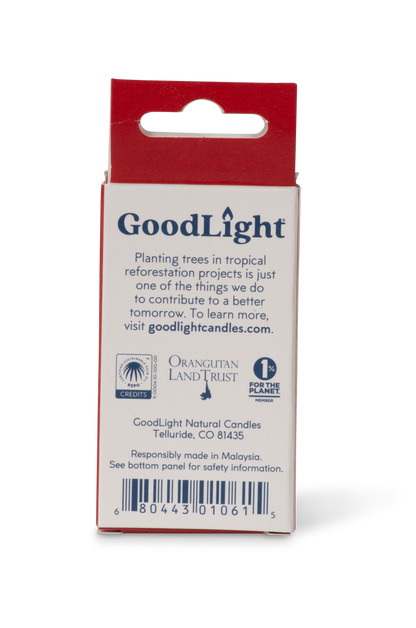 GoodLight Natural Candles - Vegan Birthday Candles | 12-Count Box: Pastel