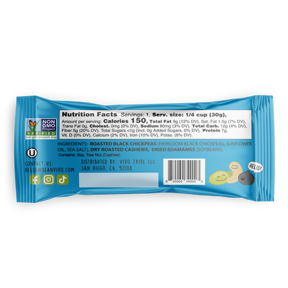 BeanVIVO Organics - Sea Salt Snack Mix - 1oz