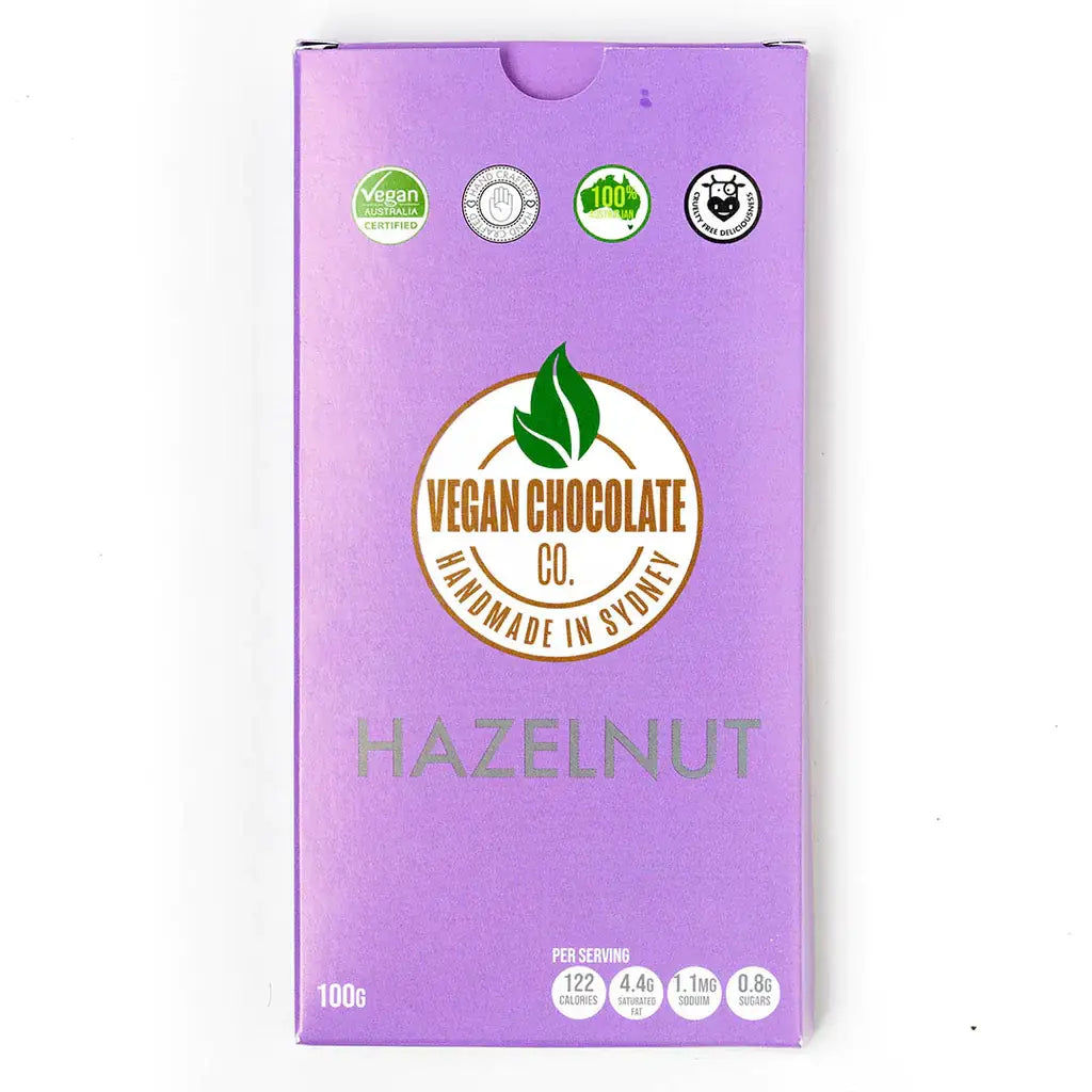 Vegan Chocolate Co - VEGAN HAZELNUT BAR (100G)