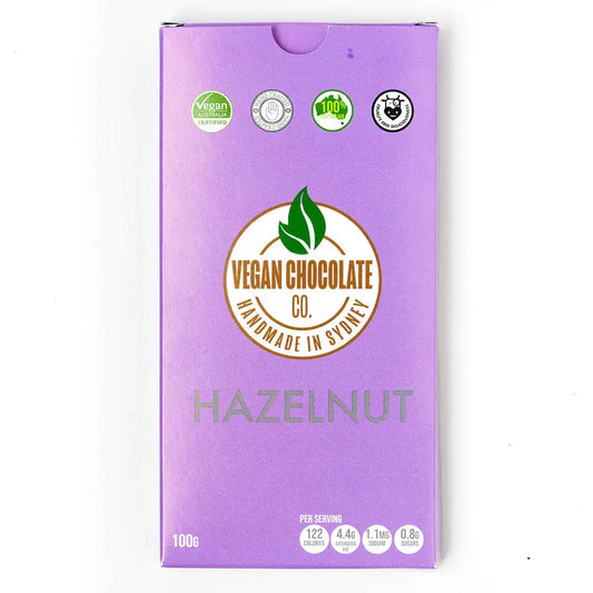Vegan Chocolate Co - VEGAN HAZELNUT BAR (100G)