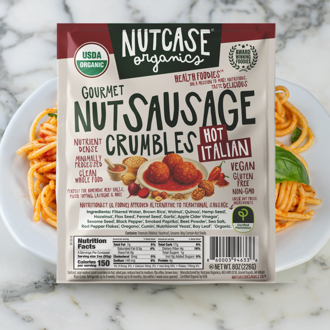 Nutcase Vegan - Hot Italian Sausage Crumbles