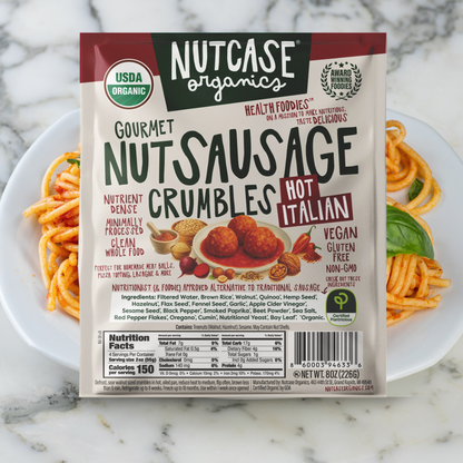 Nutcase Vegan - Hot Italian Sausage Crumbles