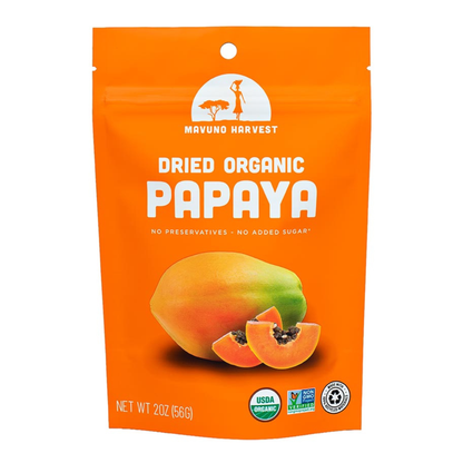 Mavuno Harvest - Dried Papaya: 2oz
