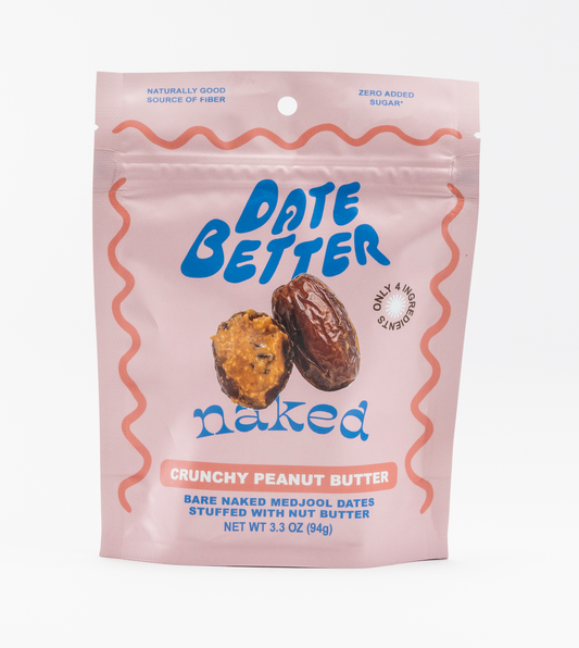 Date Better Snacks - Peanut Butter Crunch-  Naked Version