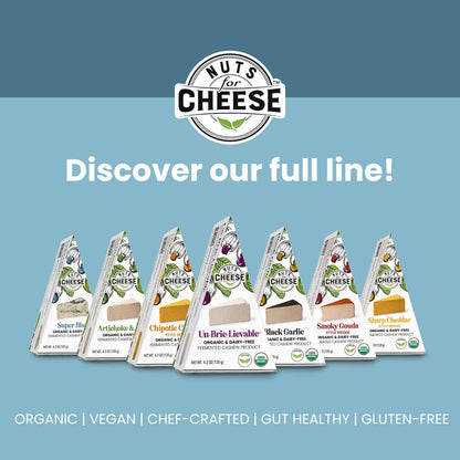 Nuts For Cheese - Un-Brie-Lievable™ Cashew Cheese Wedge | Organic | Vegan