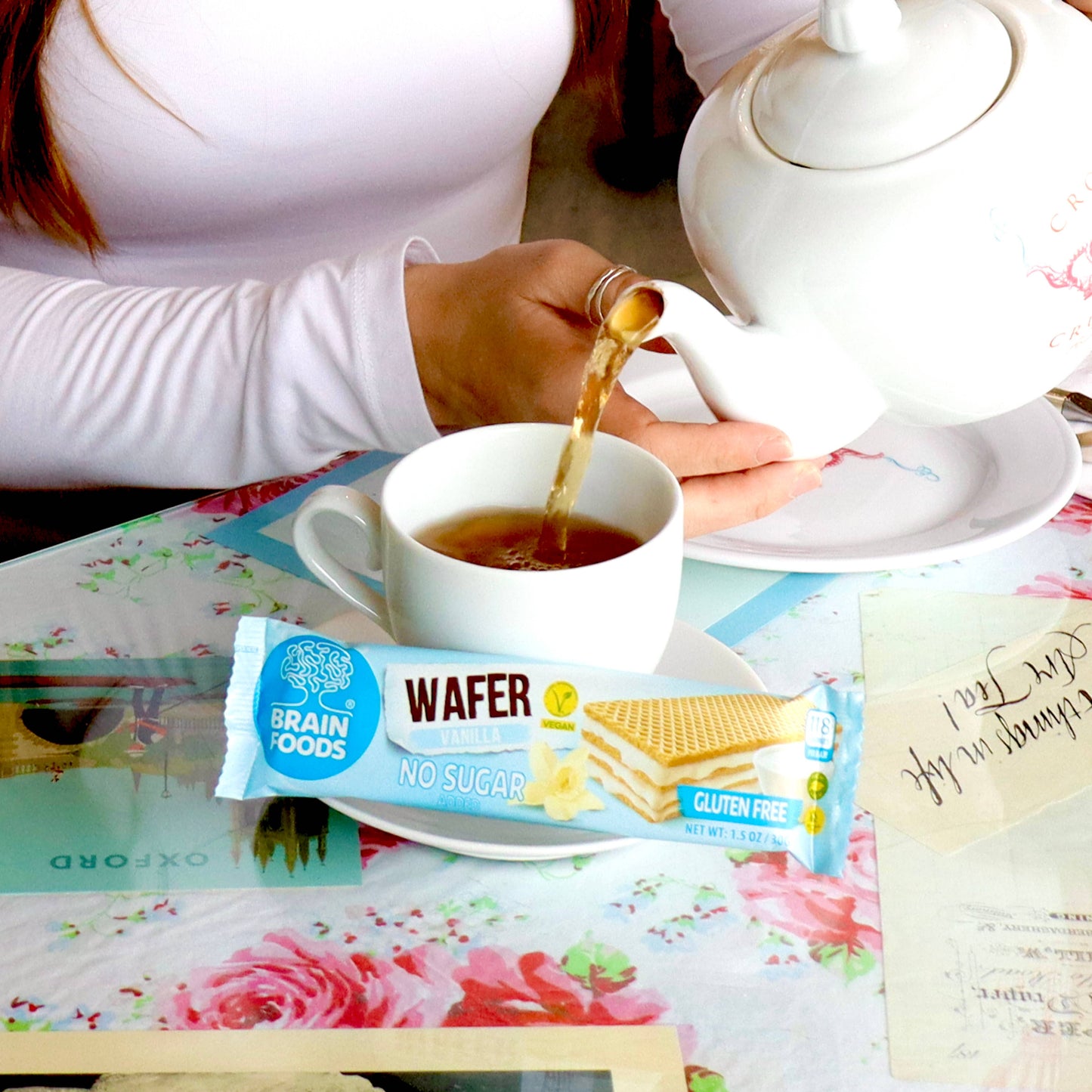 Wilton Mettler LLC - Brain Foods Gluten Free Vegan No Sugar Added Vanilla Wafer