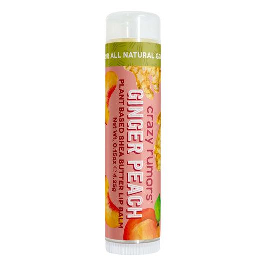 Crazy Rumors - All Natural, Vegan Ginger Peach Lip Balm
