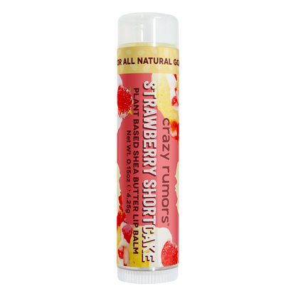 Crazy Rumors - All Natural, Vegan Strawberry Shortcake Lip Balm