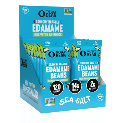 The Only Bean - Crunchy Roasted Edamame Sea Salt - 1.05oz