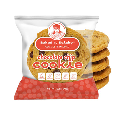Baked by Sticky - Chewy Vegan Chocolate Chip Cookie