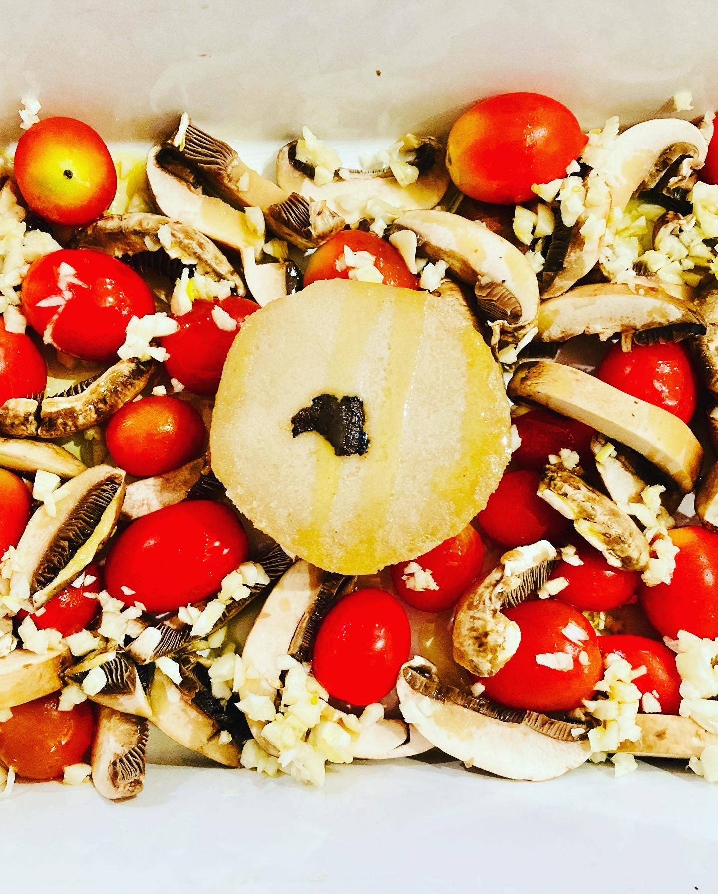 Black Truffle Macadamia Nut "Brie"