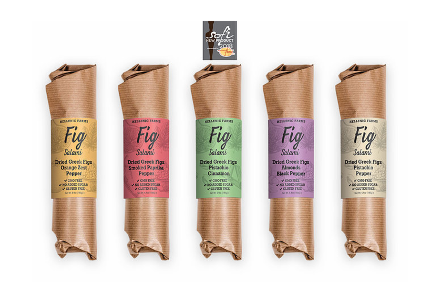 Gourmet Food Solutions - Fig Salami - Pistachio Pepper