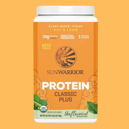 Sunwarrior - Classic Plus Unflavored - Pea & Chia Protein Powder : 375g
