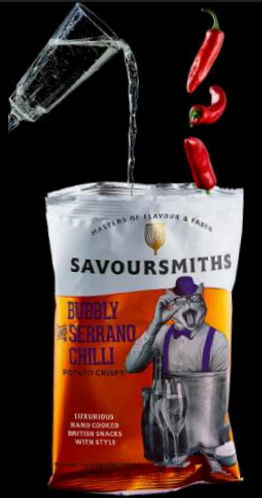 Savoursmiths - Bubbly and Serrano Chilli Potato Crisps 5.29oz