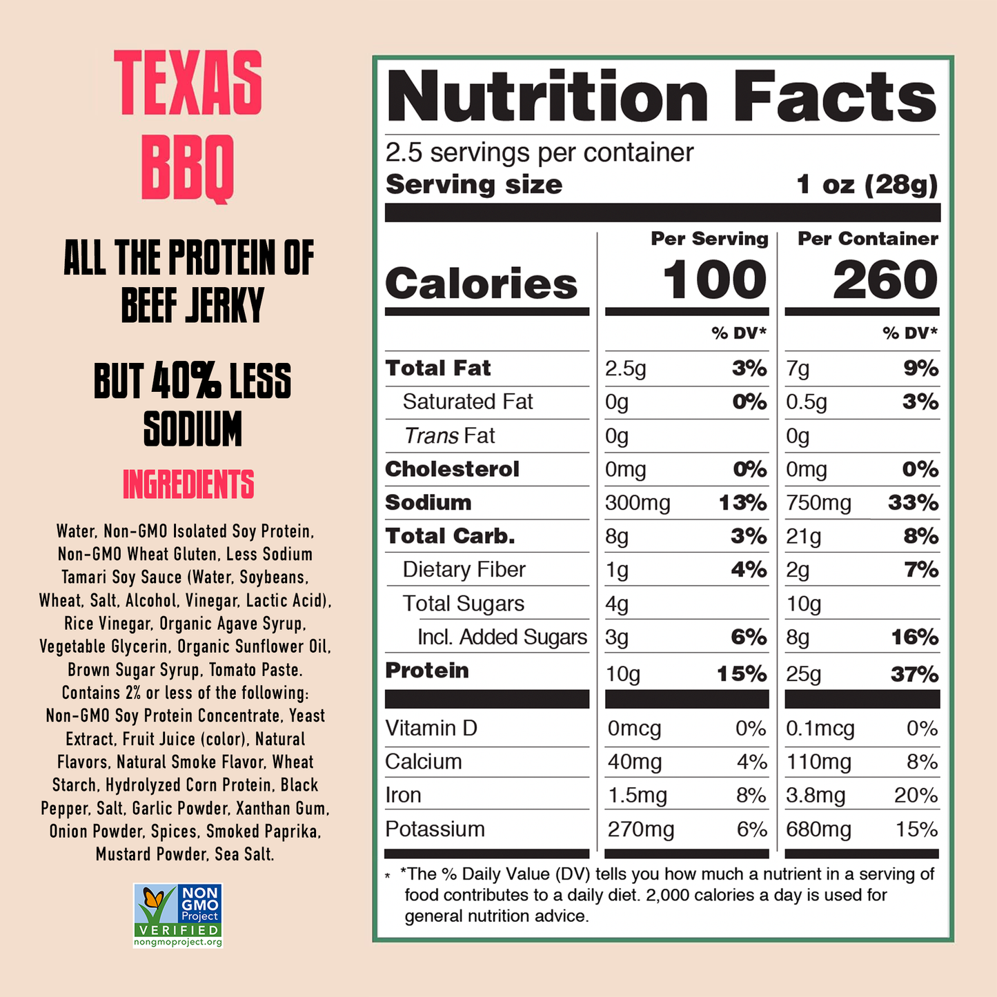 AGRO POWER Jerky - Texas BBQ