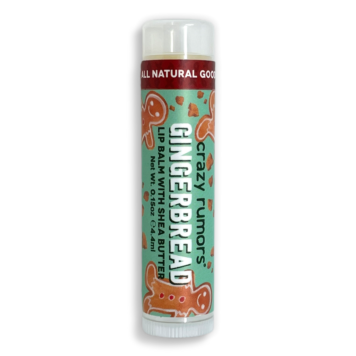 Crazy Rumors - All Natural, Vegan Gingerbread Lip Balm - Holiday
