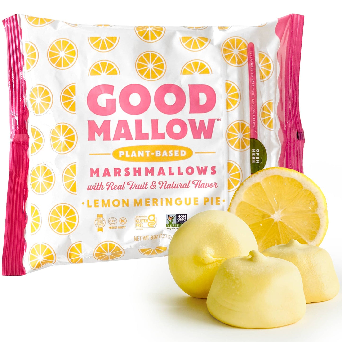 Snackatere - Vegan Marshmallows -Lemon Meringue Pie ,Kosher, Gluten Free