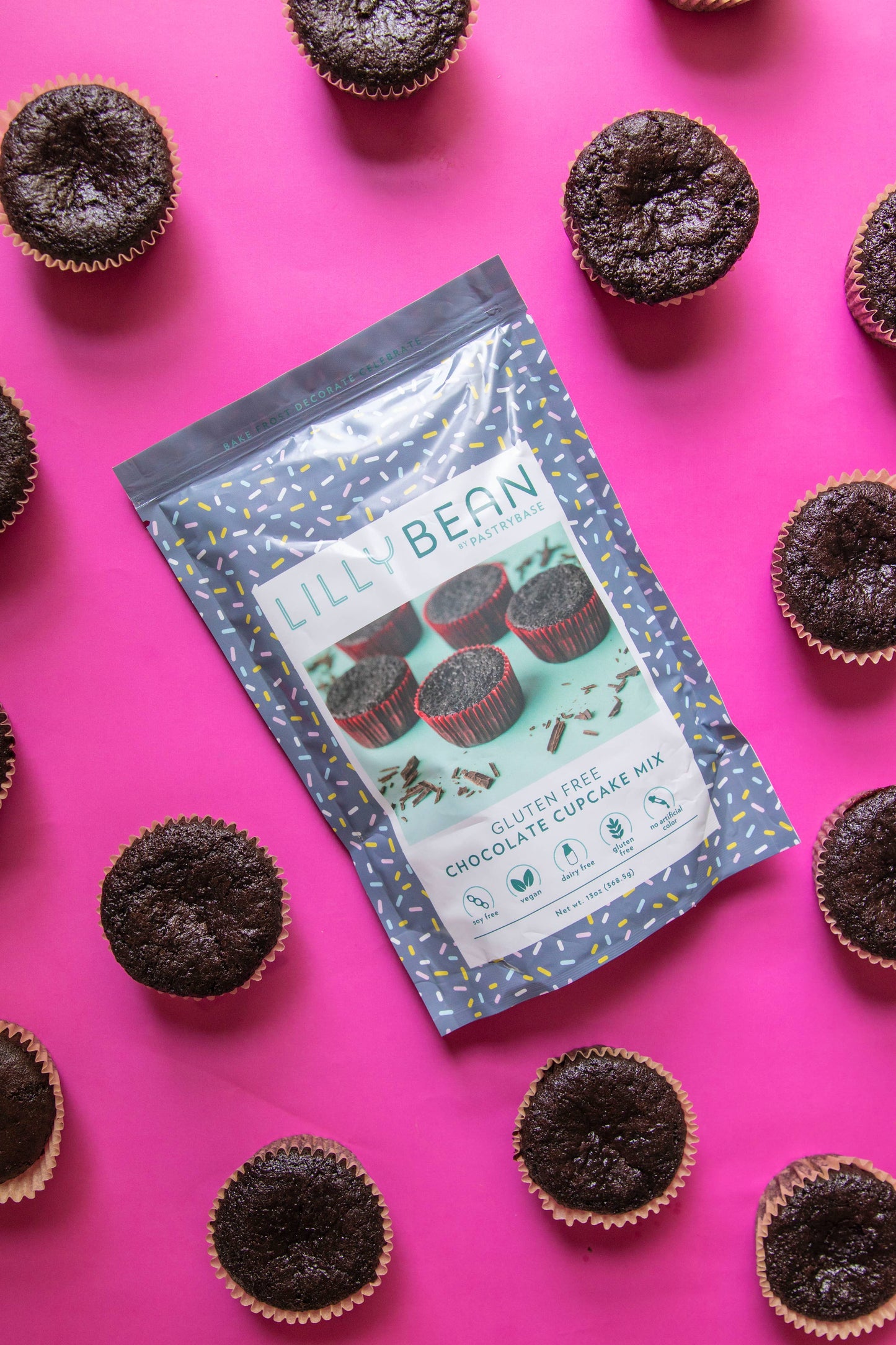LillyBean Baking - Chocolate Cupcake Mix (Vegan & Gluten-Free)