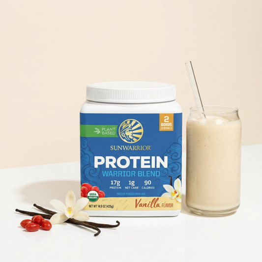 Sunwarrior - Warrior Blend Vanilla Protein - Pea Protein Powder: 375g