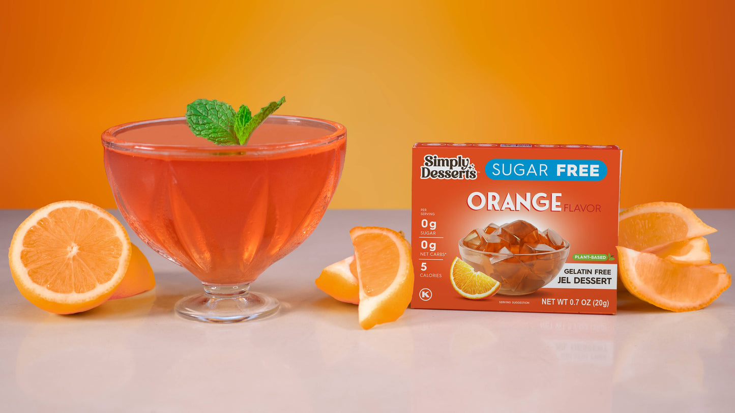 Simply Desserts - Orange Jel Dessert