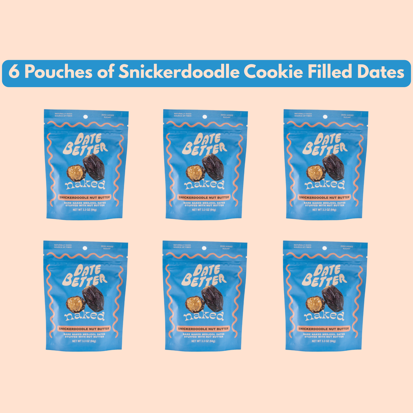 Date Better Snacks - Snickerdoodle Cookie- Naked