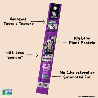 AGRO POWER Jerky Stick - Grilled Teriyaki Multipack
