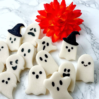 marzipops - Gourmet Marzipan Halloween Glitter Ghost Candy