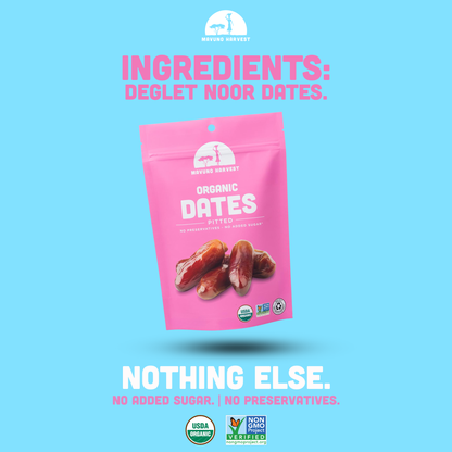 Mavuno Harvest - Pitted Dates, 6-pack case: 4 OZ