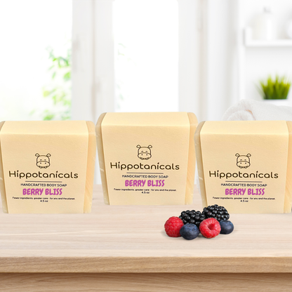 Hippotanicals - Berry Bliss Soap Bar – Fruity & Refreshing