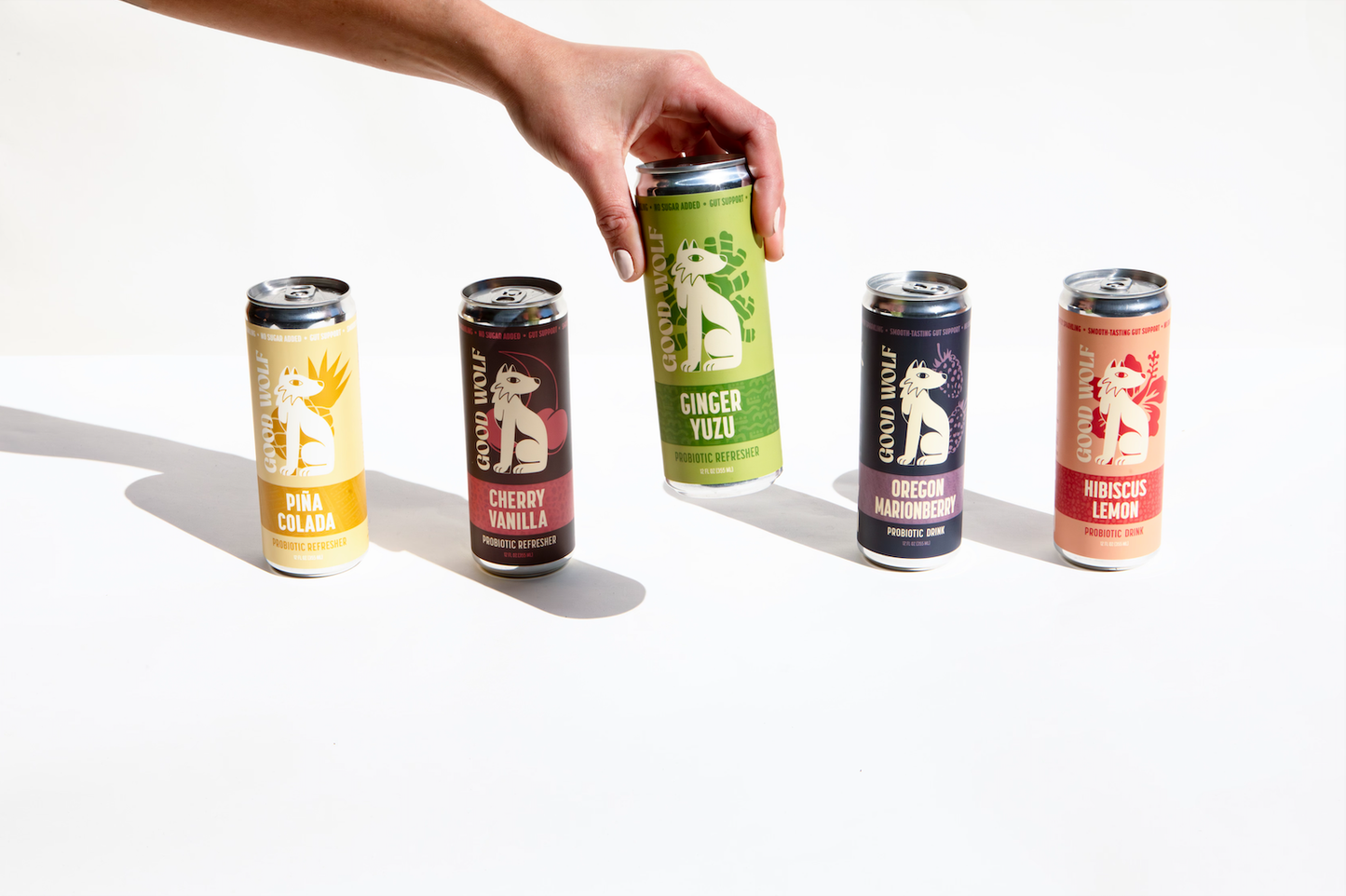 Good Wolf Beverages - Marionberry Probiotic Soda - No Added Sugar; Hand-Crafted