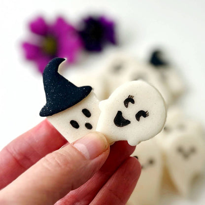 marzipops - Gourmet Marzipan Halloween Glitter Ghost Candy
