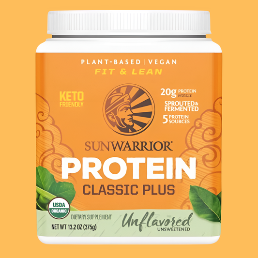 Sunwarrior - Classic Plus Unflavored - Pea & Chia Protein Powder : 375g