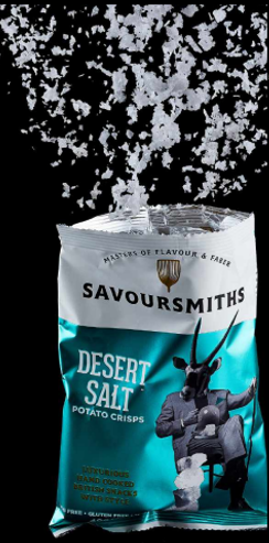 Savoursmiths - Desert Salt Potato Crisps 5.29oz
