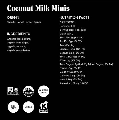 Raaka - Coconut Milk Mini Chocolate Bar