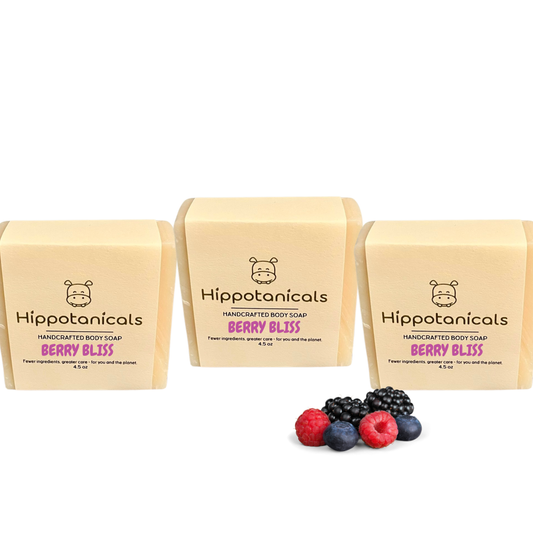 Hippotanicals - Berry Bliss Soap Bar – Fruity & Refreshing