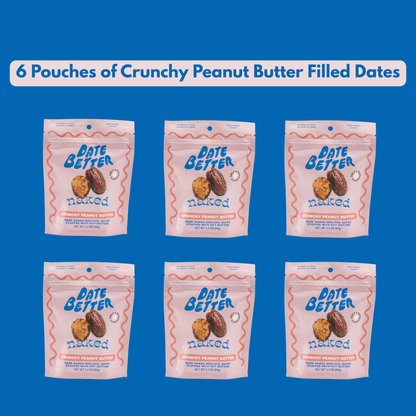 Date Better Snacks - Peanut Butter Crunch-  Naked Version