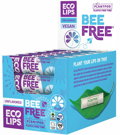 Eco Lips - Bee Free Vegan Plant Pod Lip Balm Superfruit