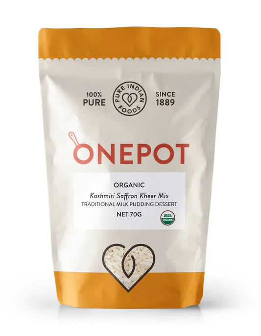 Pure Indian Foods - OnePot No. 4 Kashmiri Saffron Kheer Mix, Certified Organic