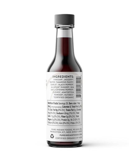 Pure Indian Foods - Worcestershire Sauce, Certified Organic - 5 fl oz