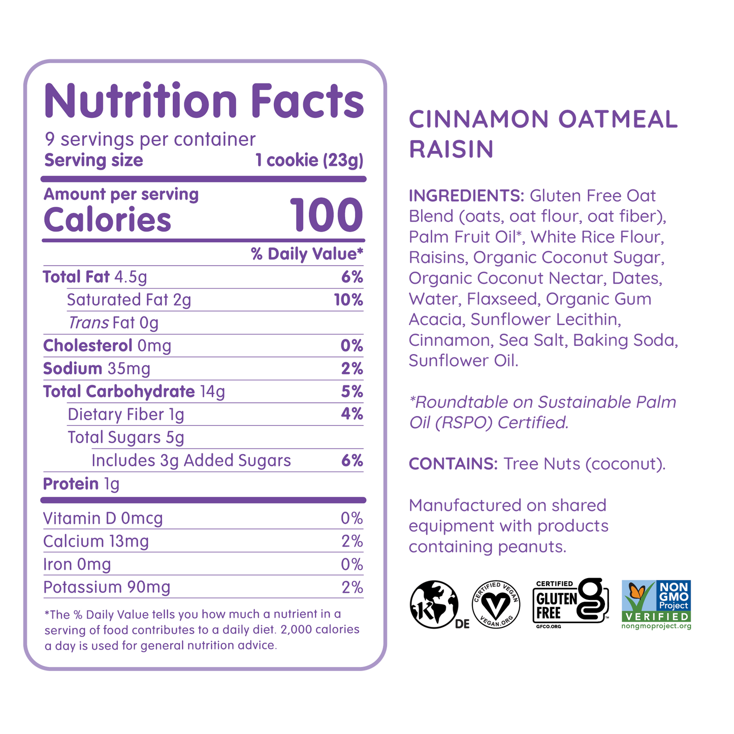 Maxine's Heavenly - Soft Baked Cinnamon Oatmeal Raisin Cookies