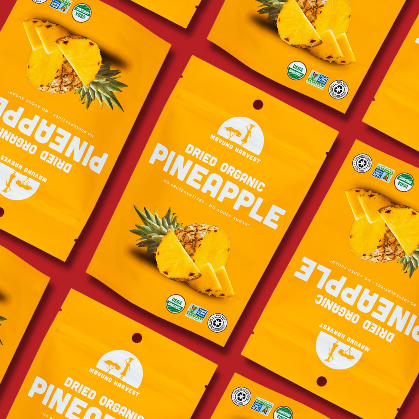 Mavuno Harvest Organics - Dried Pineapple: 2oz