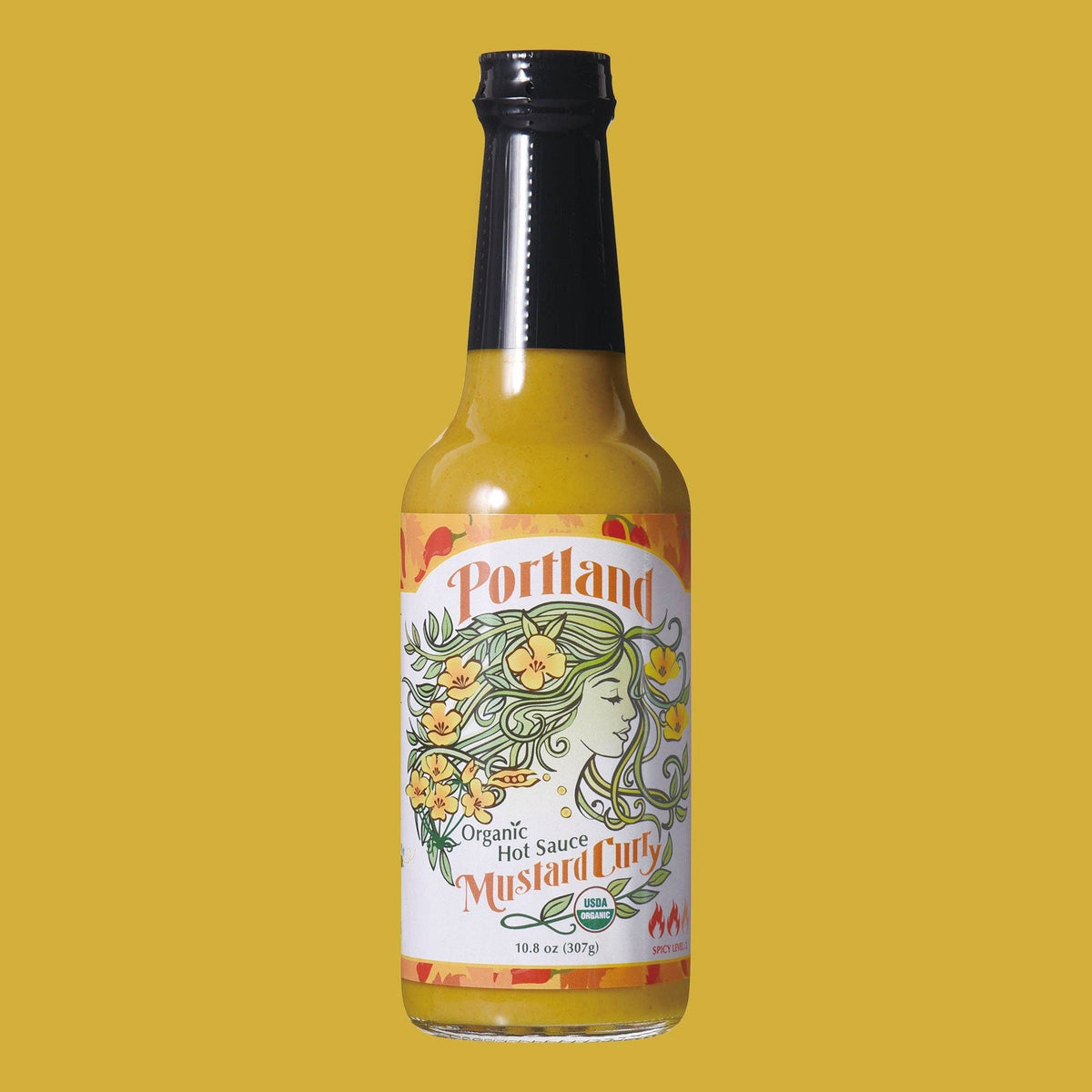 Portlandia Foods - Organic Hot Sauce Mustard Curry