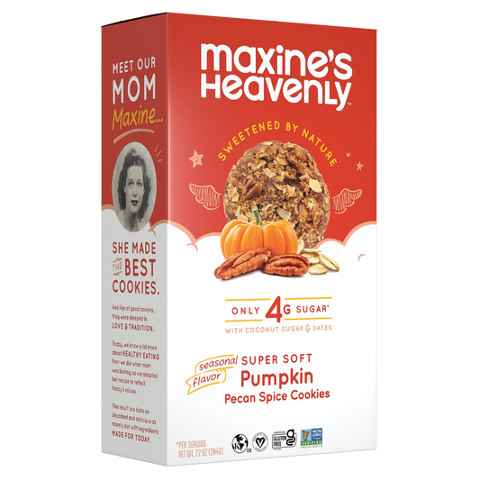 Maxine's Heavenly - Pumpkin Pecan Spice Cookies - 7.2 oz Box