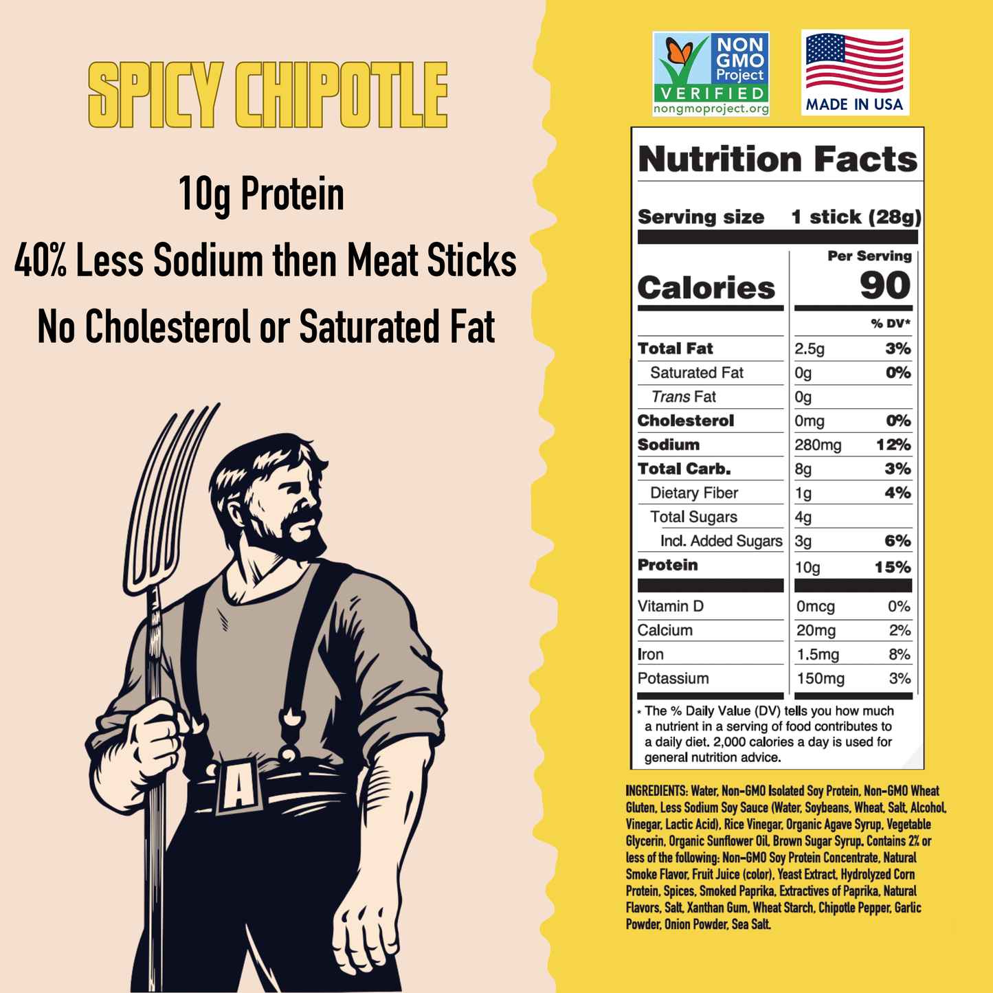 AGRO POWER Jerky- Spicy Chipotle Stick