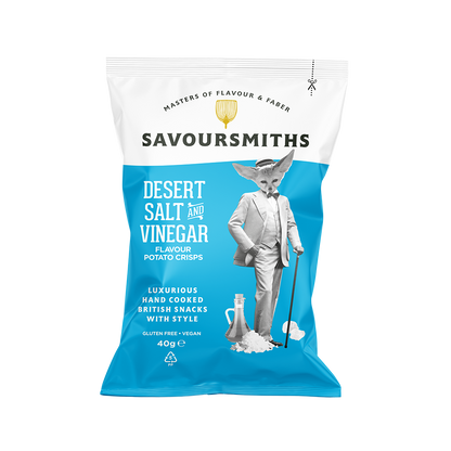 Savoursmiths - Single Serve Desert Salt & Vinegar Potato Crisps 1.41oz